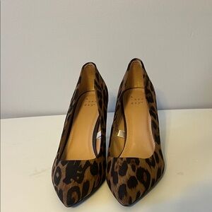 A New Day Brown Leopard Print Heels